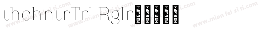AthachantrTrial Regular字体转换